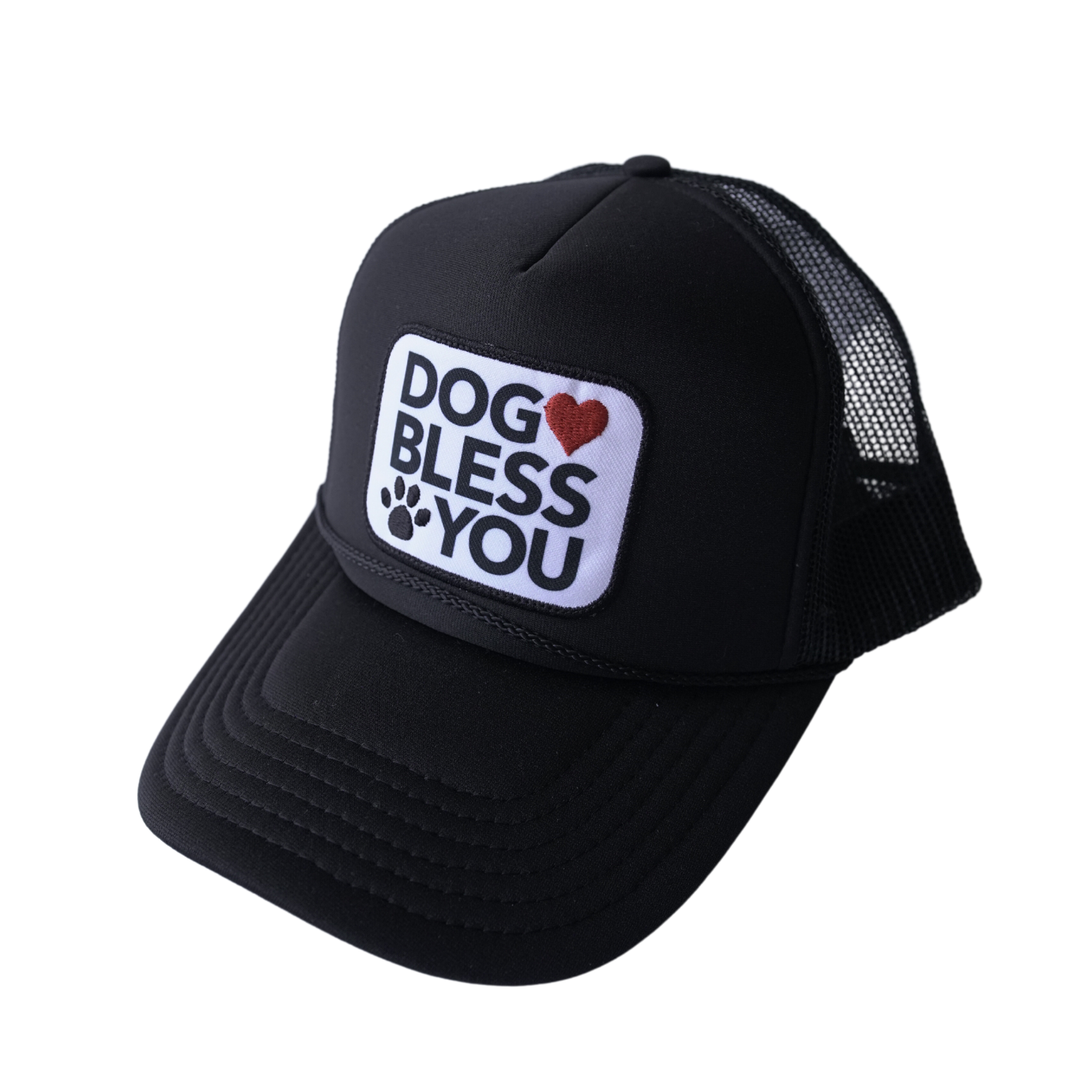 Black Dog Bless You Trucker Hat